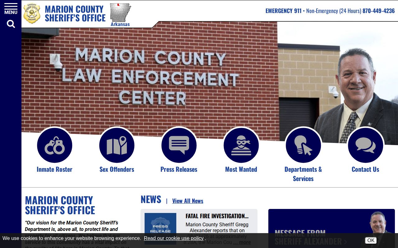 Official Marion County Sheriff's Office website